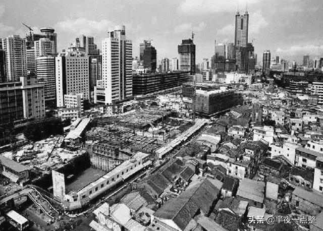 老照片：90年代中国最发达的城市---深圳